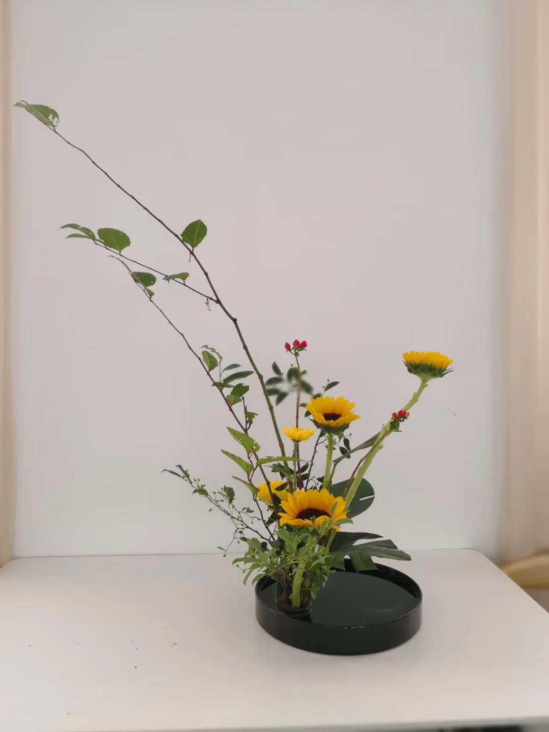 吴越流插花培训班在宁波盘花