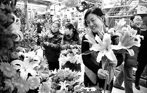 廊坊广阳：花卉市场火爆 鲜花热销往北京、天津