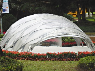 33万盆植栽布置成花海 台北花卉展陪伴民众过年