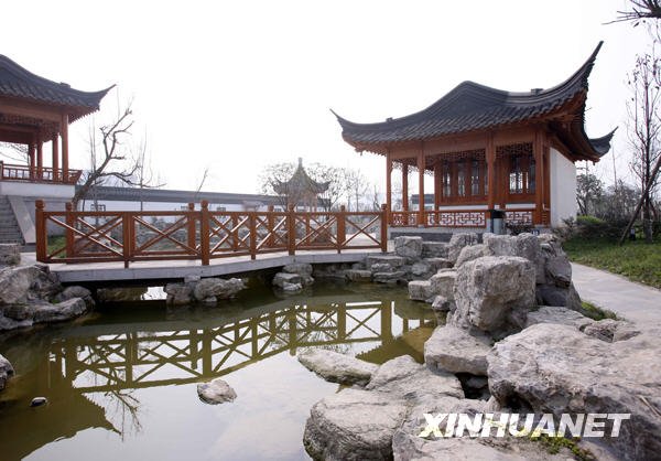 组图：苏州园林“搬进”绵竹灾区学校