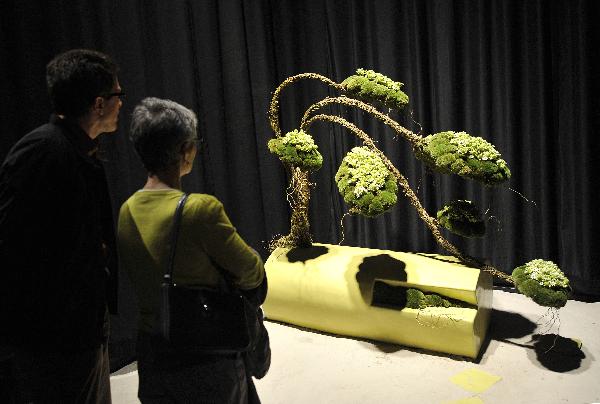 第34届根特花展在比利时西部城市根特开幕