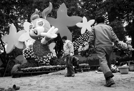 今年春节花展以福兔为主题 