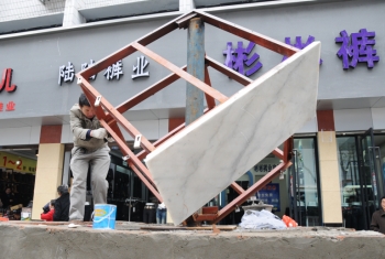 雕塑仿照印章风格 南充“顺庆府印”将亮相模范街