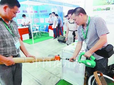电动机具企业扎堆现身园林行业展会