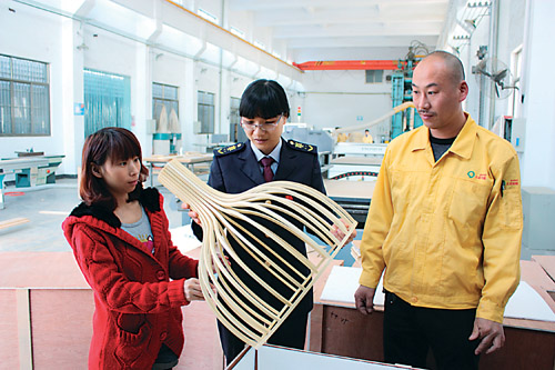 浙江杭州从严监管助竹制品出口
