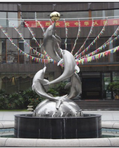 温州京都房地产公司雕塑《海豚》