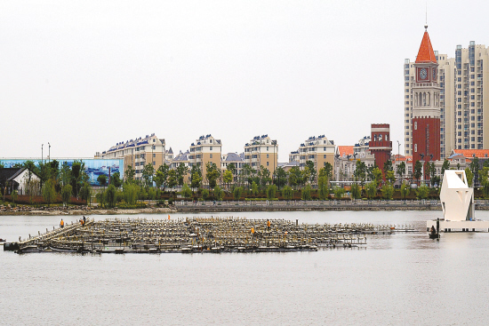 江苏：聚龙湖大型综合景观喷泉建设将入使用