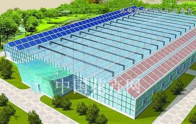 京鹏低碳物联网温室效果图