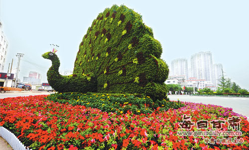 甘肃：独具特色的生态雕塑（组图）