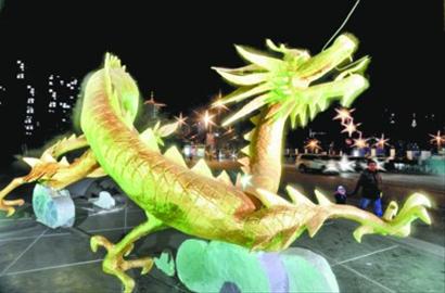 金龙雕塑扮靓沈阳和平南大街(图)
