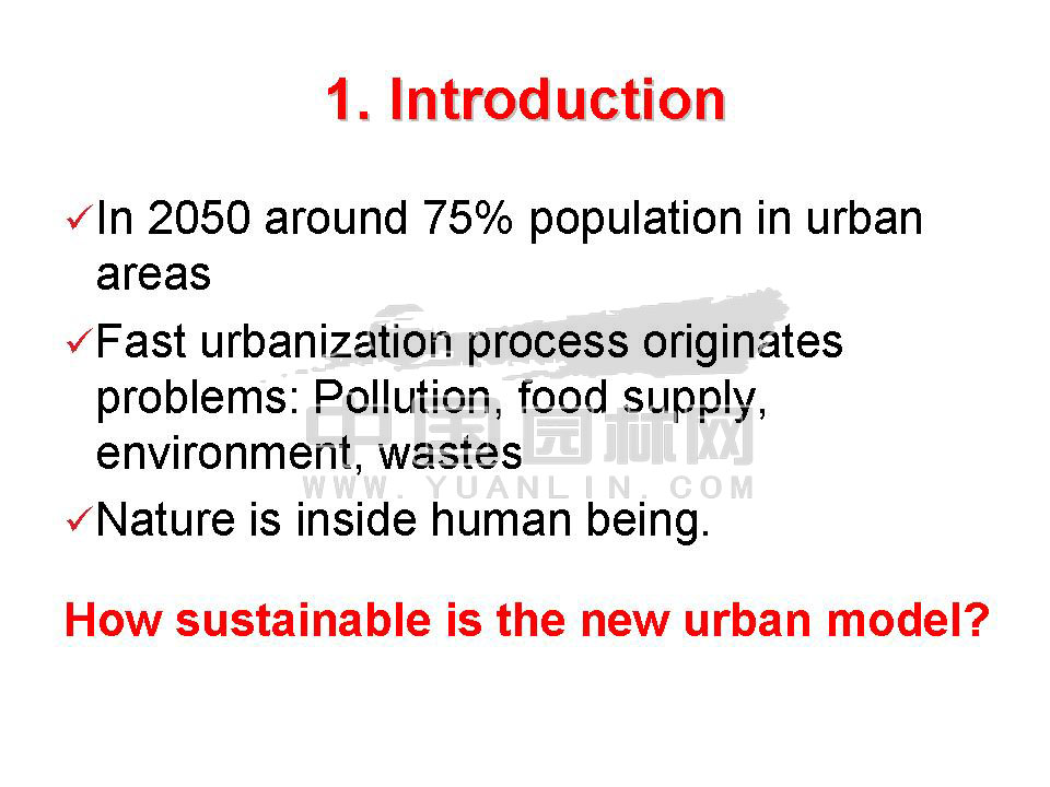 A methodological approach of green urban market