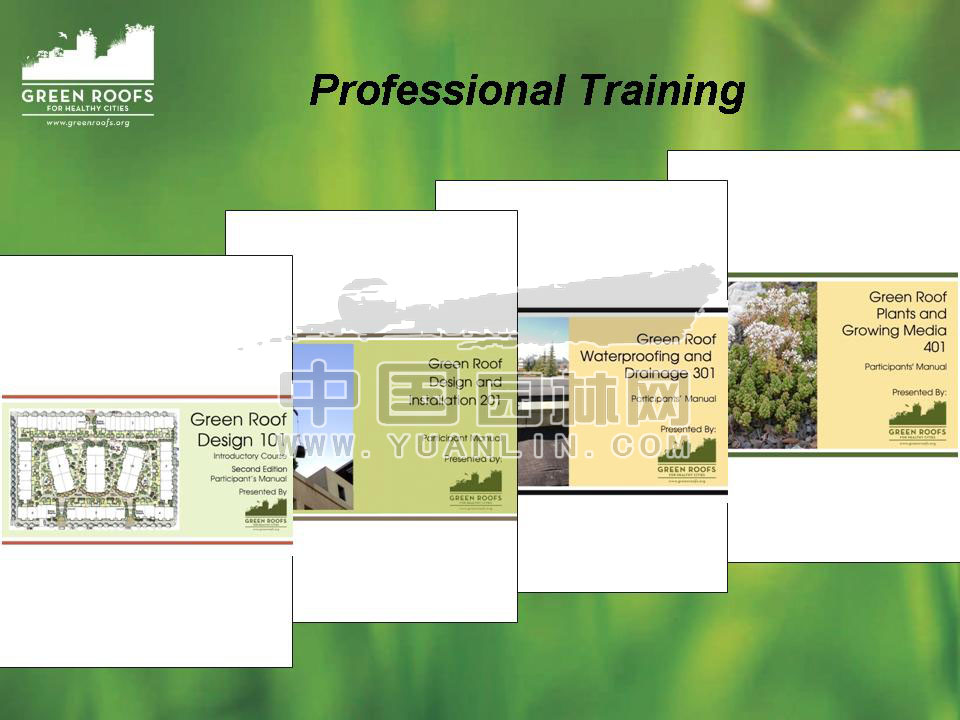 Building The Green Roof Industry in North America