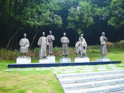 刘开渠奖金奖作品《文化生态·文人中国》