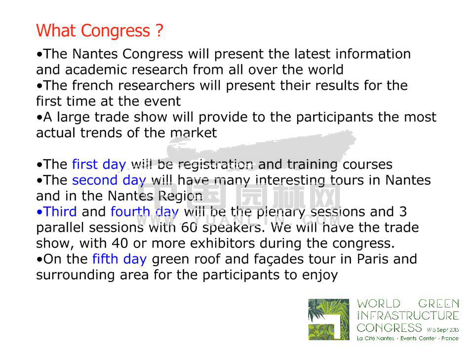 4th World Green Infrastructure Congress