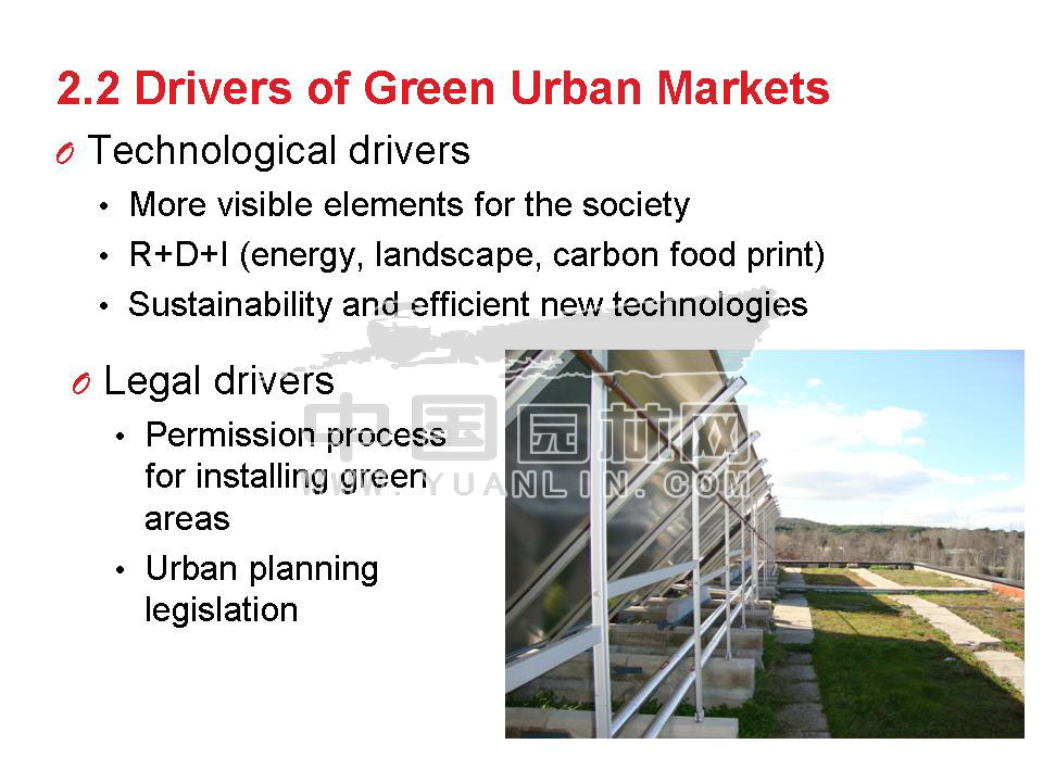 A methodological approach of green urban market