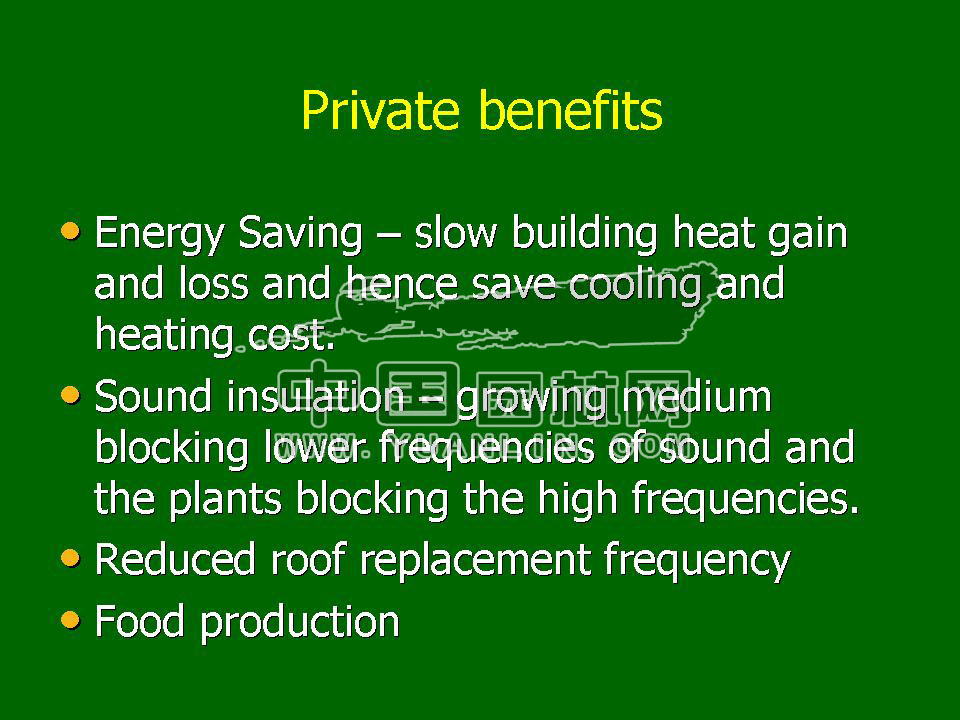 Green roof project presentation of Toronto