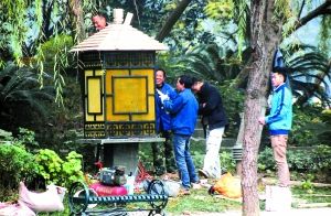 大型立体音响安家北湖公园
