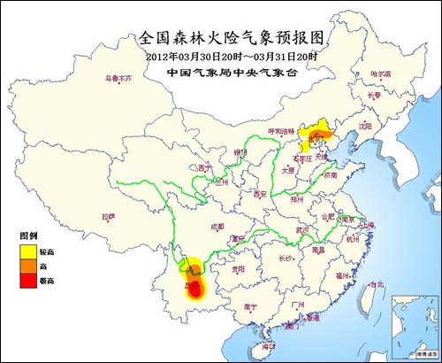 全国森林火险气象预报