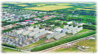 普阳农场场部鸟瞰
