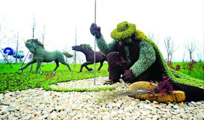 “植树人”雕塑曾为申城街头增添了文化气息