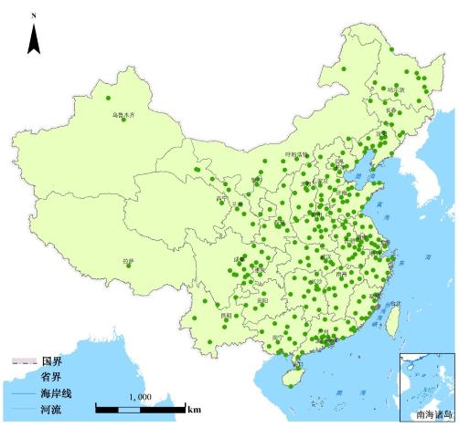 我国生态城市建设布局