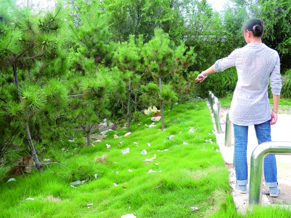 烟台夹河生态园风景宜人 偏偏大门关得紧