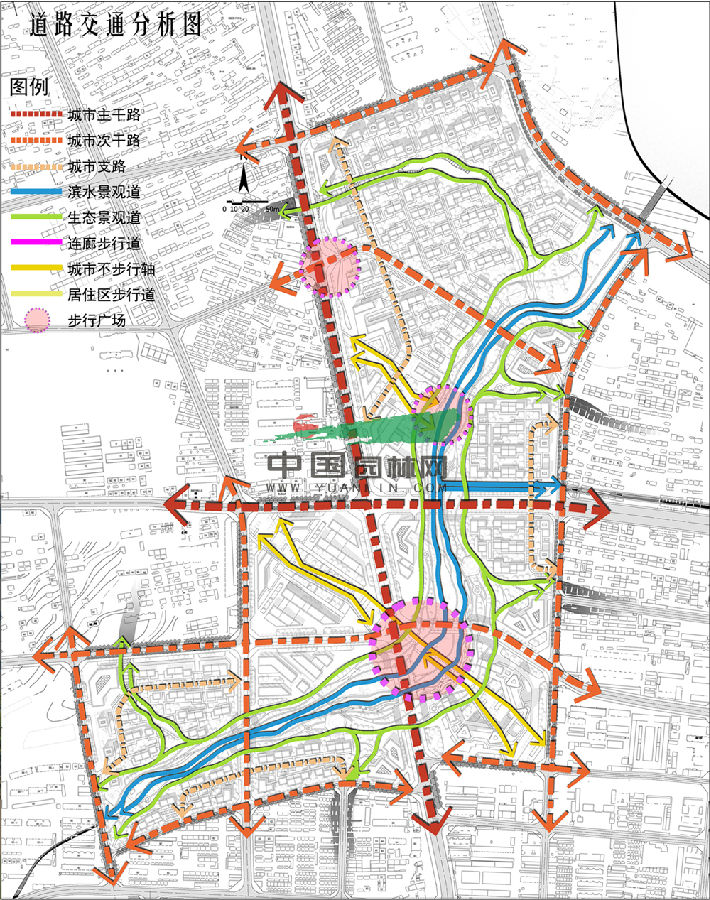 艾景奖作品:深呼吸---迁西县马蹄河滨水城市设计