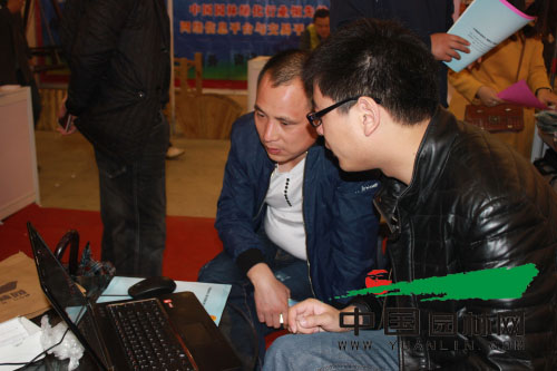 中国园林网在2013中国（萧山）花木节上人气满满