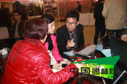中国园林网在2013中国（萧山）花木节上人气满满