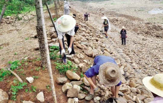 村民自主参与建设自己的家乡