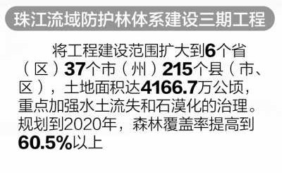 四大林业工程三期将投2100多亿 造林“钱荒”获缓解