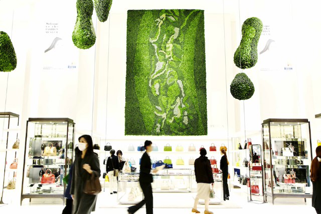 【案例欣赏】伊势丹百货的“植物艺术”
