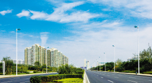 现天津友谊南路街景
