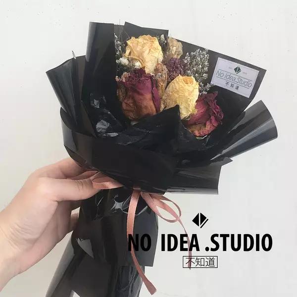 迷你花束包装技巧