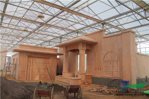 主题展馆正在建设中