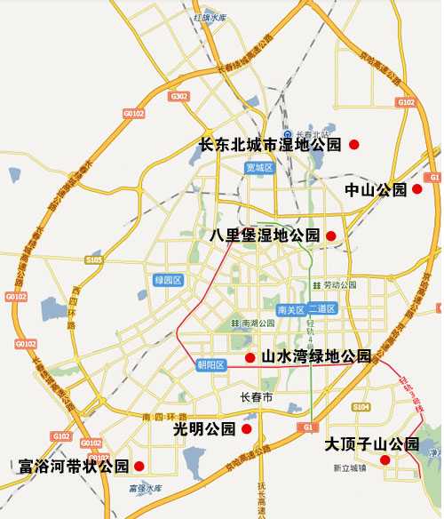 长春今年新增7个公园 市民出行500米可见绿地