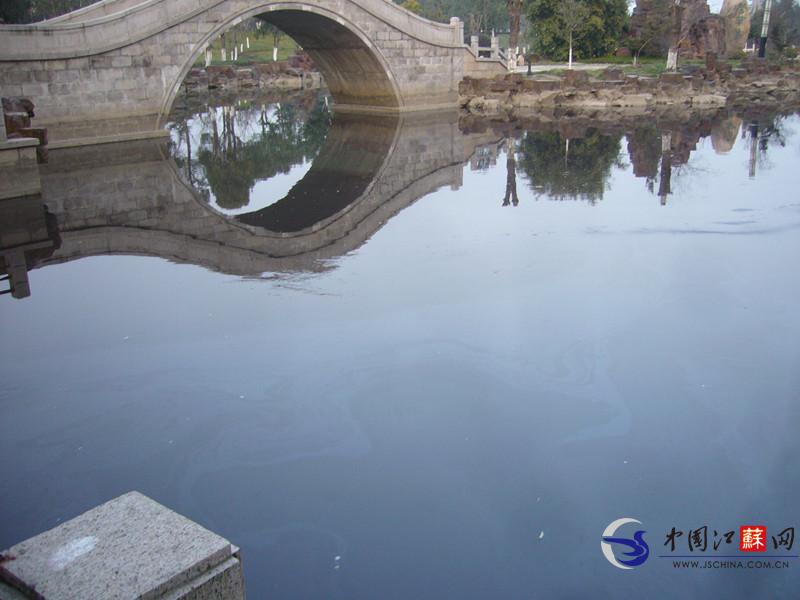 江苏泰州：化工厂黑水排入景观河 当地环保部门坐视不管