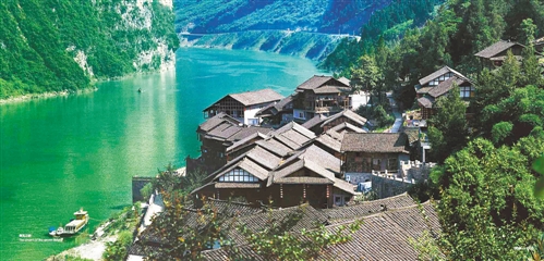 国家级4A级旅游景区龚滩古镇