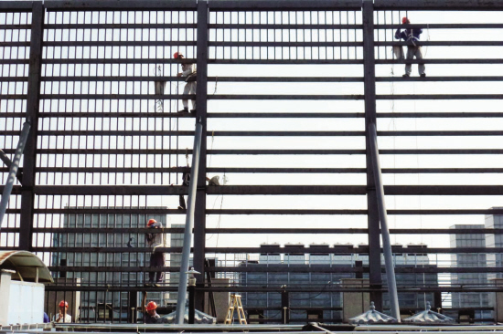 绍兴柯桥建筑物安装LED景观灯架（图）